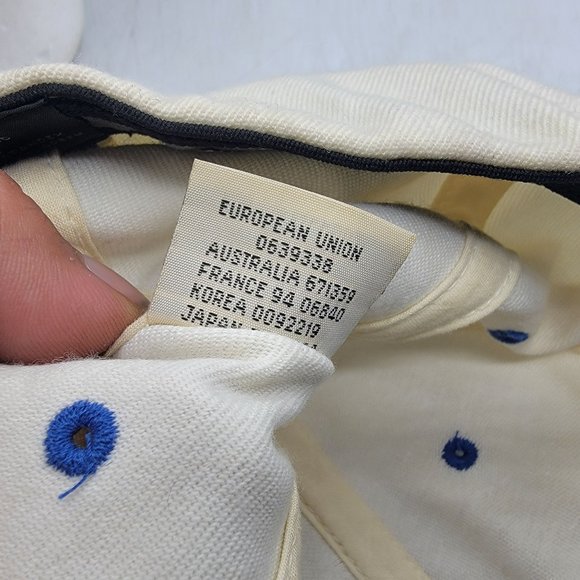 RVCA By PM Tenore L XL White Blue Hat Cap Casual Comfort Lightweight Outdoors - Picture 9 of 10